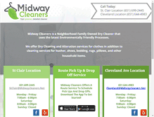 Tablet Screenshot of midwaycleaners.net